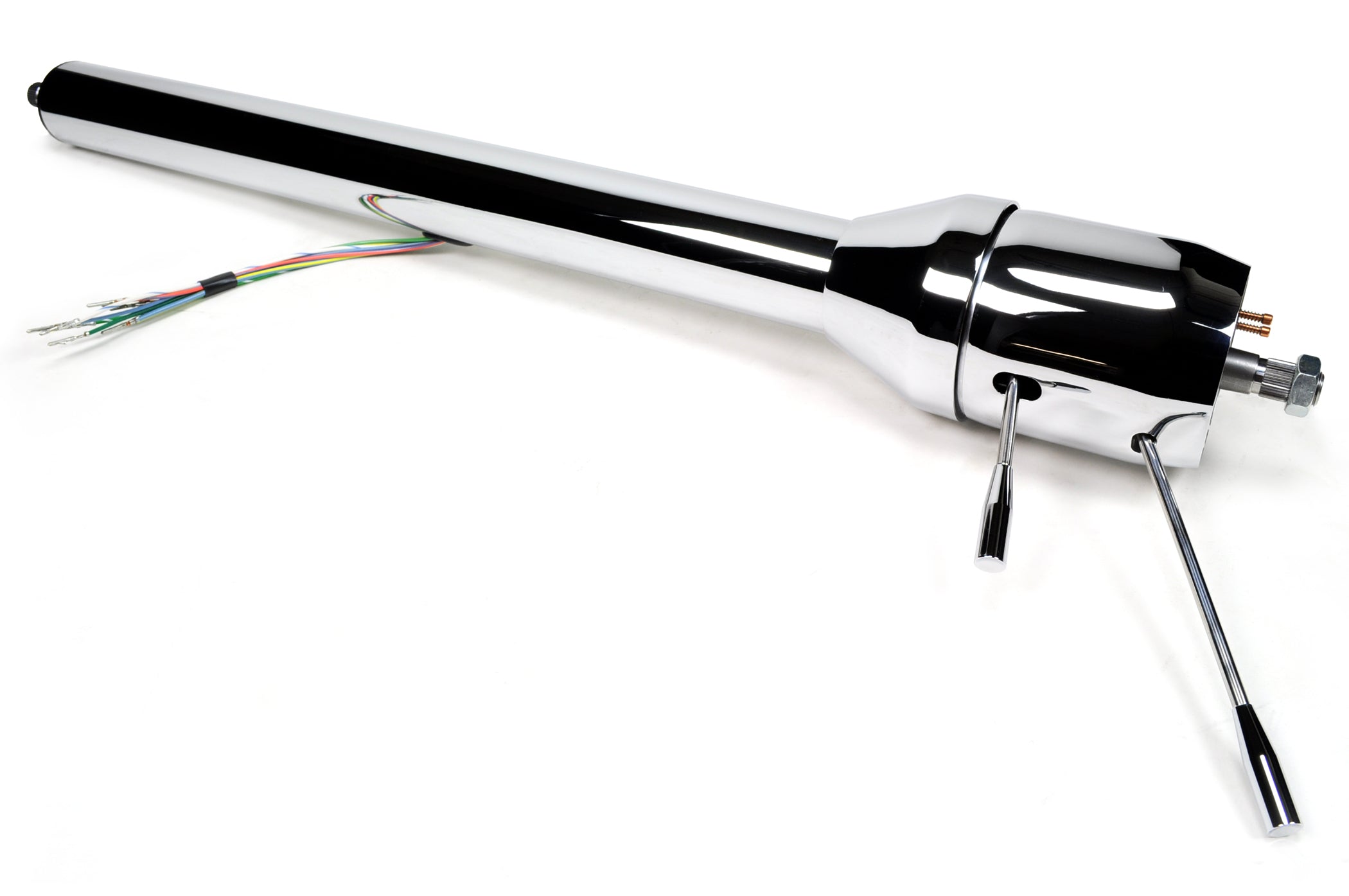 ididit Tilt Steering Column - Column Shift - Black - Ford Fullsize Truck 1965-66
