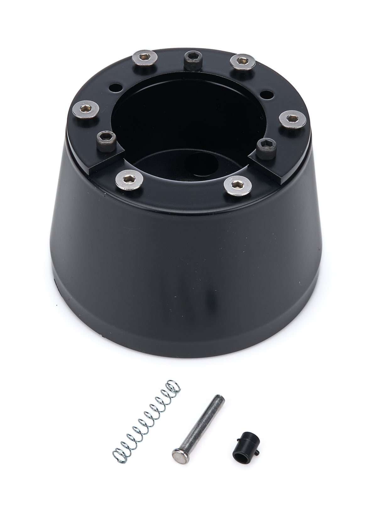 ididit 6-Bolt to Ididit Column / OE Column Steering Wheel Adapter - Black Powder Cot