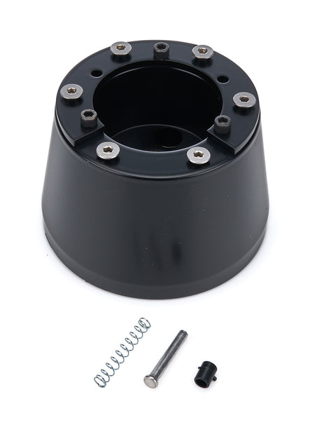 ididit 6-Bolt to Ididit Column / OE Column Steering Wheel Adapter - Black Powder Cot
