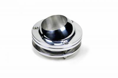 ididit Steering Column Floor Mount Bracket - 1-1/2 in Diameter Tube - Swivel - Polished