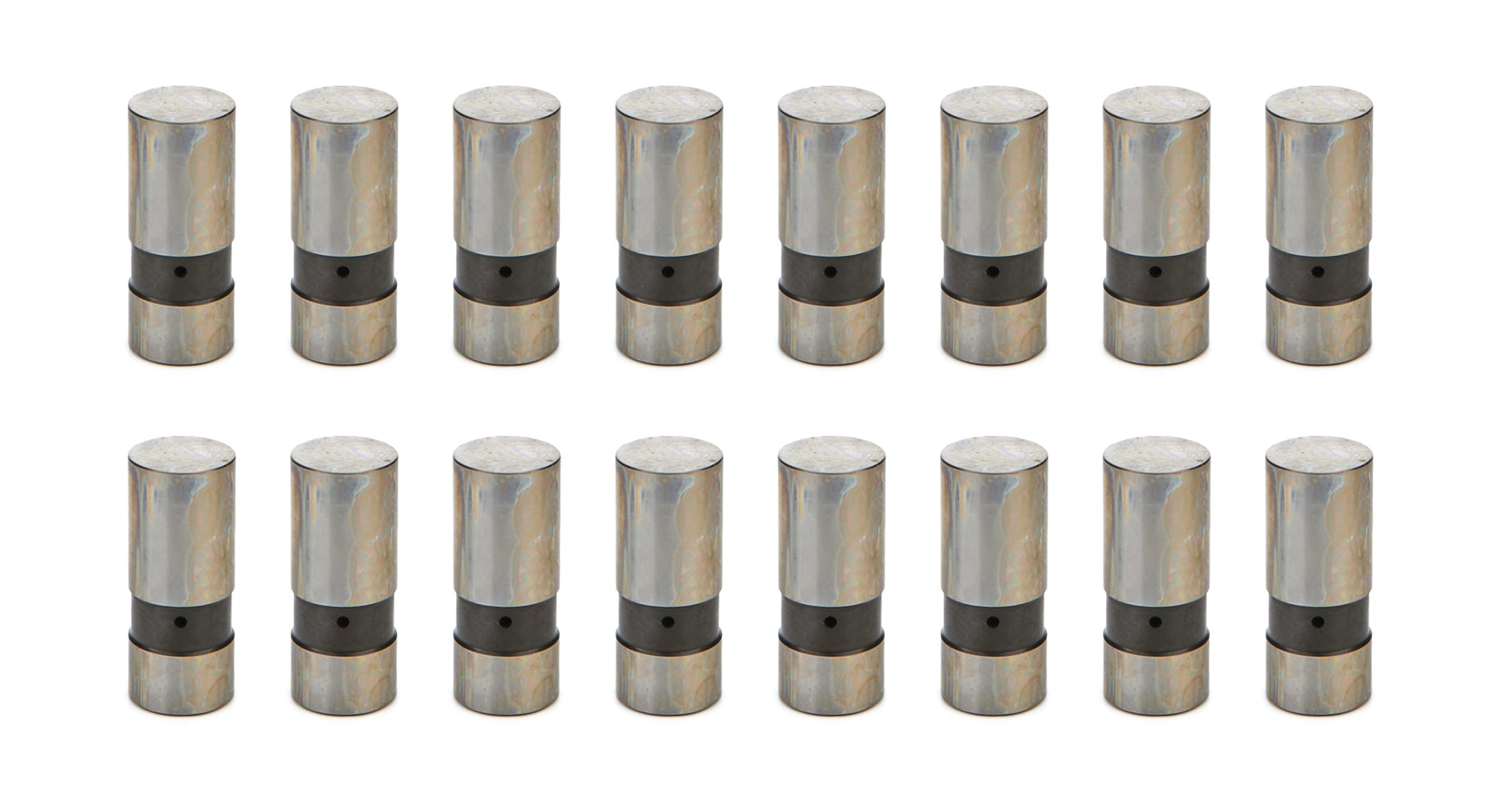 Isky Cams Hydraulic Flat Tappet Lifter - 0.842 in OD - Lobe Face Oiling - Chevy V8 (Set of 16)