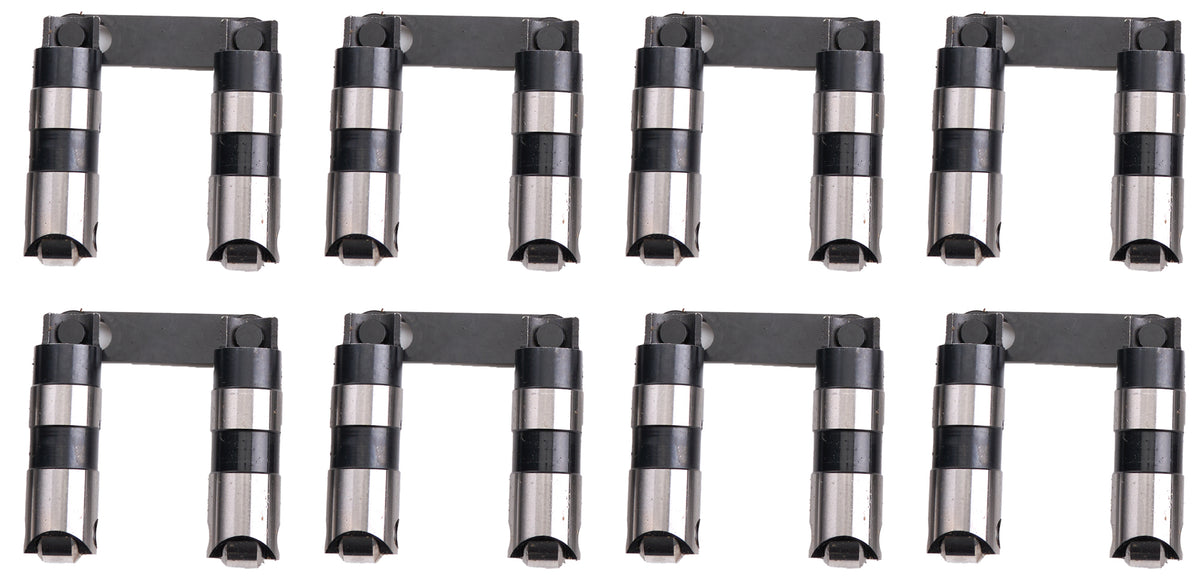 Isky Cams Silver Series HPX Hydraulic Roller Lifter - 0.875 in OD - Link Bar - Big Block Ford (Set of 16)