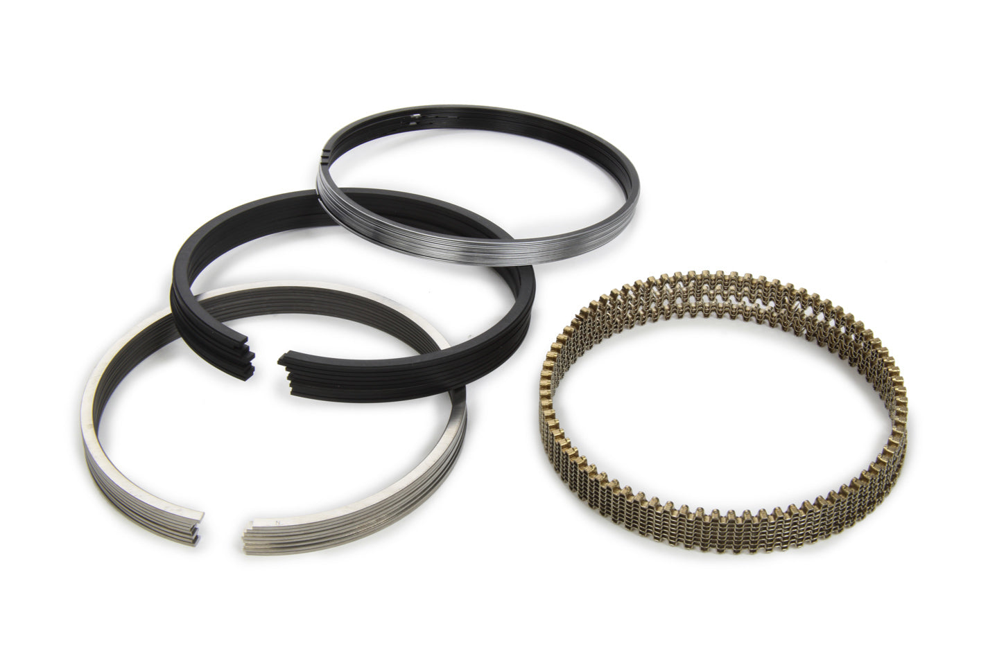 JE Pistons Premium Race Series Piston Ring Set - 4.010 in Bore - 1.2 x 1.5 x 3.0 mm Thick - Low Tension - Nitride - 8-Cylinder
