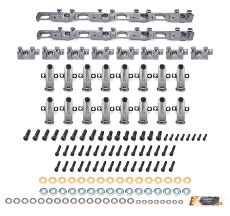 Jesel Pro Series Aluminum Shaft Mount Roller Rocker Arm Kit - 1.7 / 1.7 Ratio - Full Roller - Brodix BB-3Xtra Heads - Big Block Chevy (Set of 16)