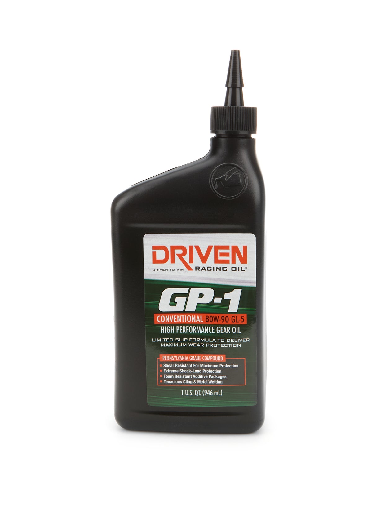 Driven GP-1 80W90 Conventional Gear Oil - 1 Qt Bottle