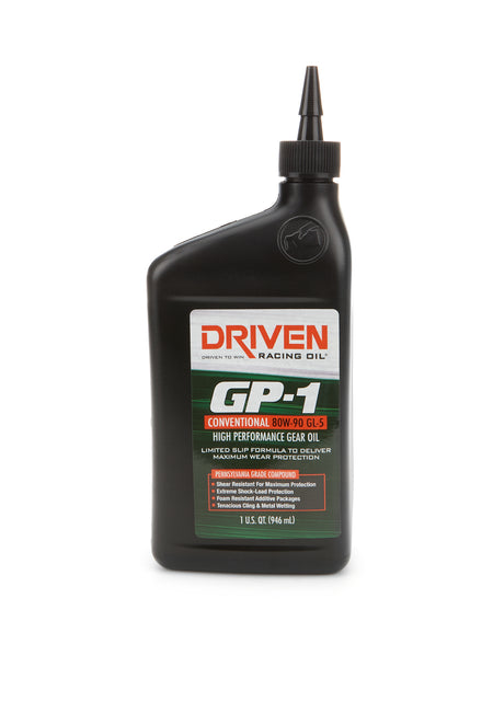 Driven GP-1 80W90 Conventional Gear Oil - 1 Qt Bottle