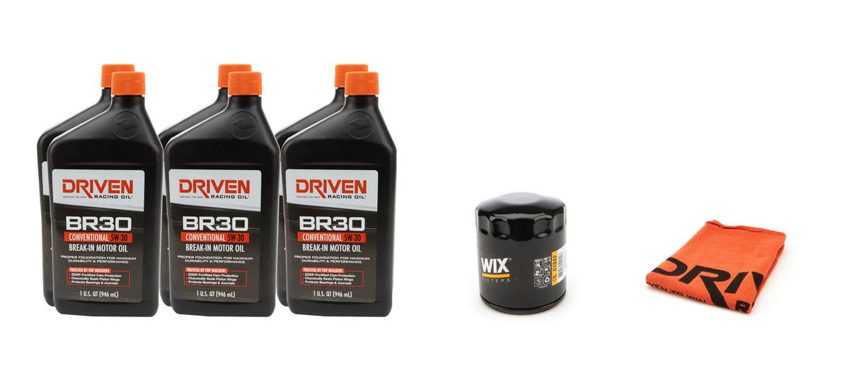 Driven BR30 Break-In 5W30 Oil Change Kit - GM LS-Series - 1997-2006