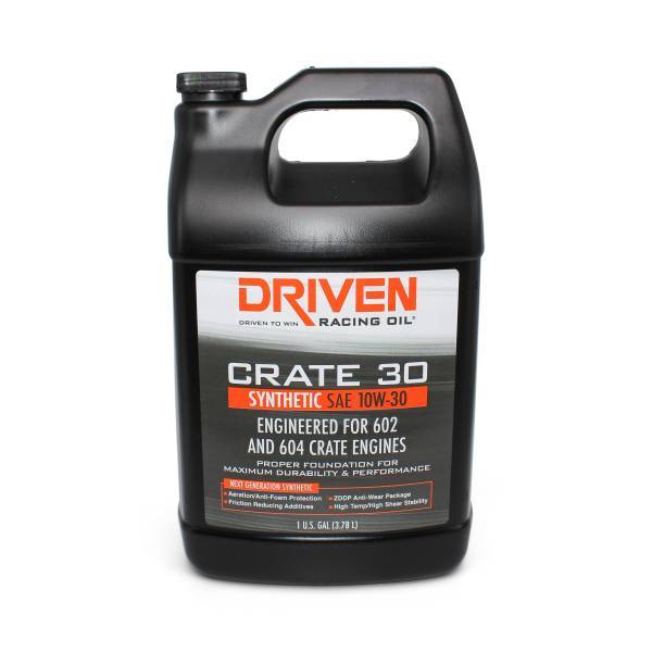 Driven Crate 30 10W30 Synthetic Motor Oil - 1 Gallon Jug