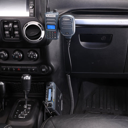 Rugged Radios ULTIMATE GMRS Mobile Radio Kit for Jeep Wrangler JKU JKU-G4-ULT