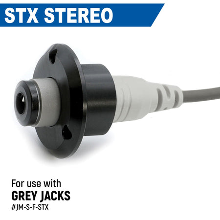 Rugged Radios Single Headset / Helmet Jack Flush Mount - Offroad JM-S-F