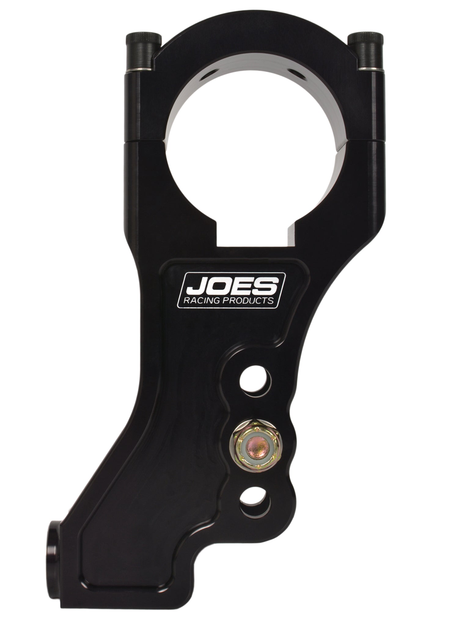 JOES Adjustable Clamp-On Double Shear Trailing Arm Bracket - 3 in OD Axle Tubes