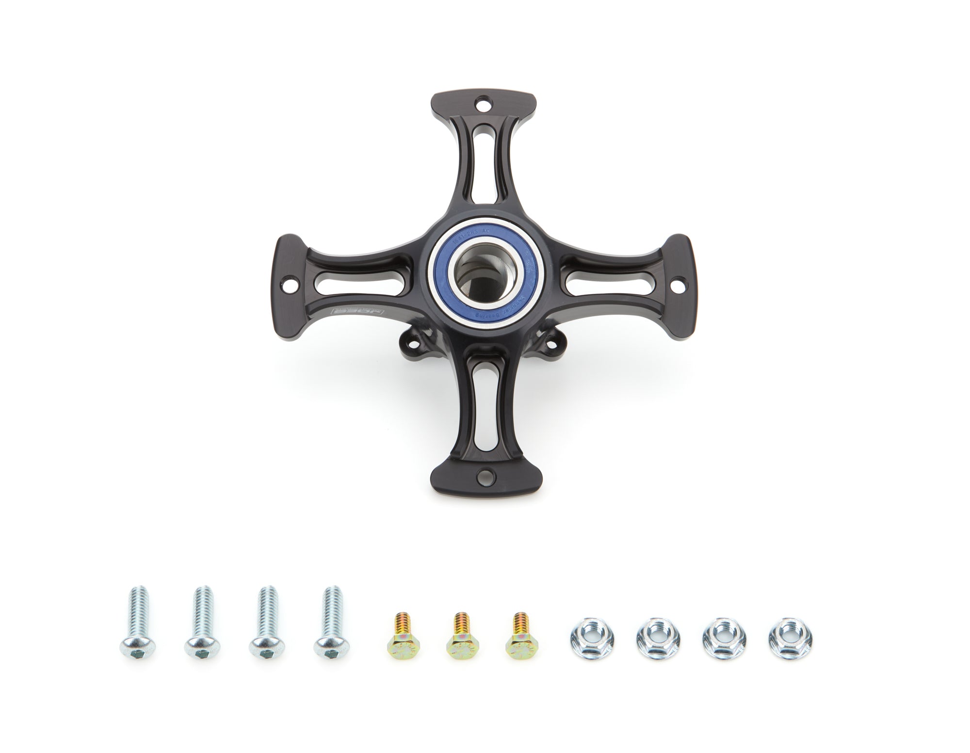 JOES Micro / Mini Sprint Front 3-Bolt Rotor Mount Hub - Left Side - Black