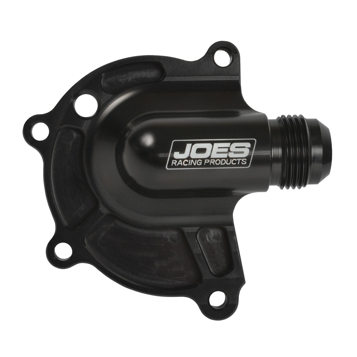JOES Micro Sprint Yamaha Water Pump Housing - Mechanical - 12 AN Male Inlet - Black - Yamaha Micro Sprint