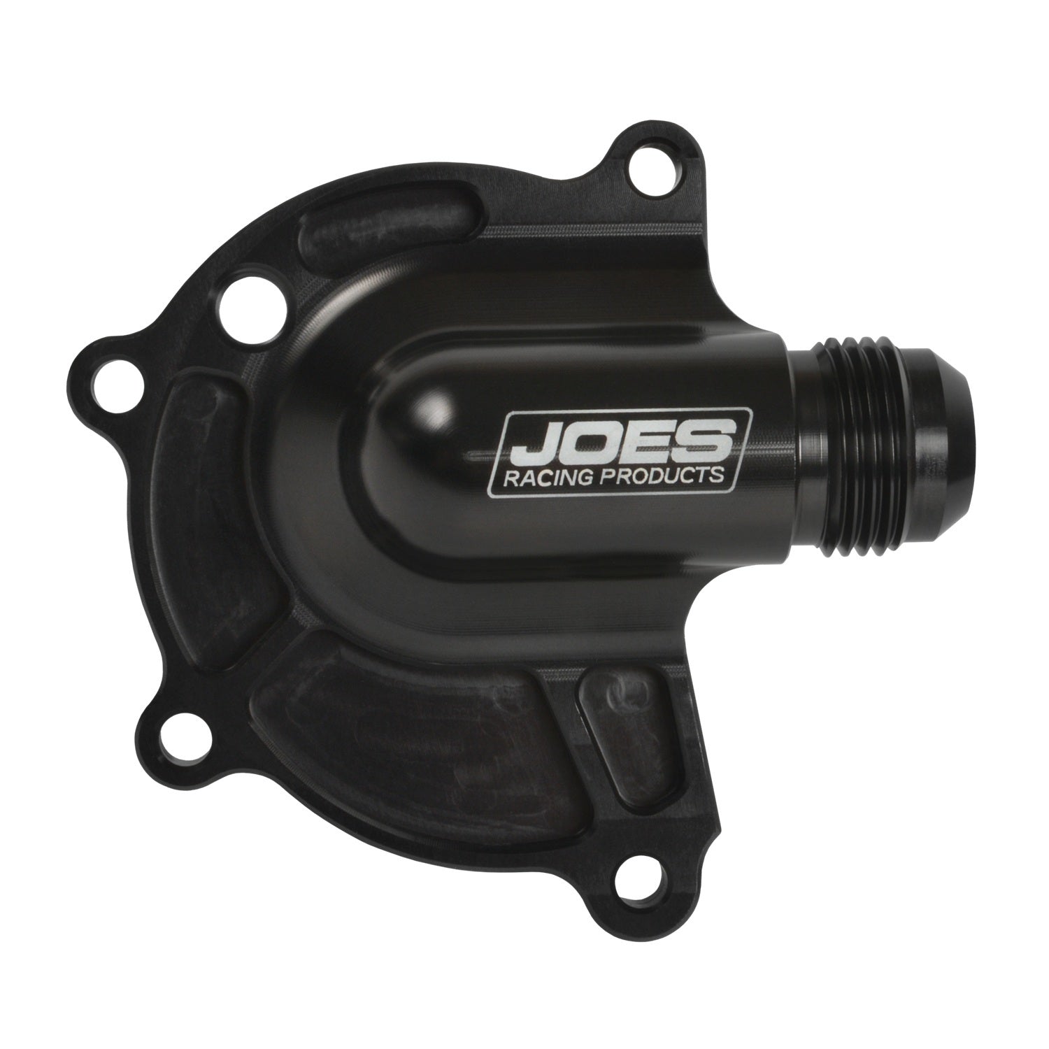 JOES Micro Sprint Yamaha Water Pump Housing - Mechanical - 12 AN Male Inlet - Black - Yamaha Micro Sprint
