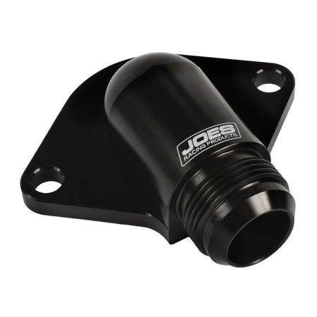 JOES 90 Degree Water Neck - 16 AN Male - Black - Chevy V6 / V8