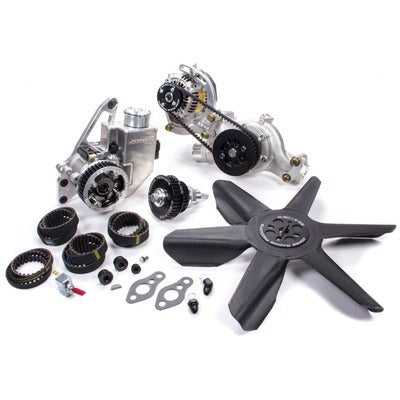Jones Racing Products HTD Pulley Kit - Black - Small Block Chevy
