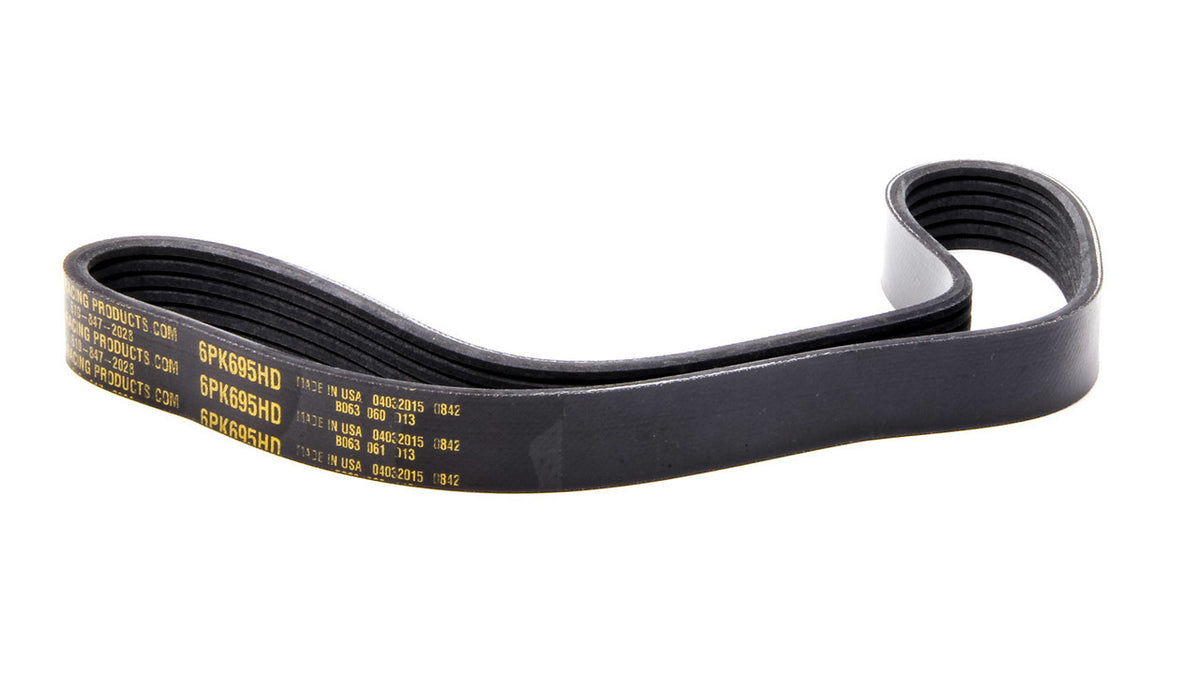 Jones Racing Products Serpentine Drive Belt - 37.008 in Long - 6-Rib