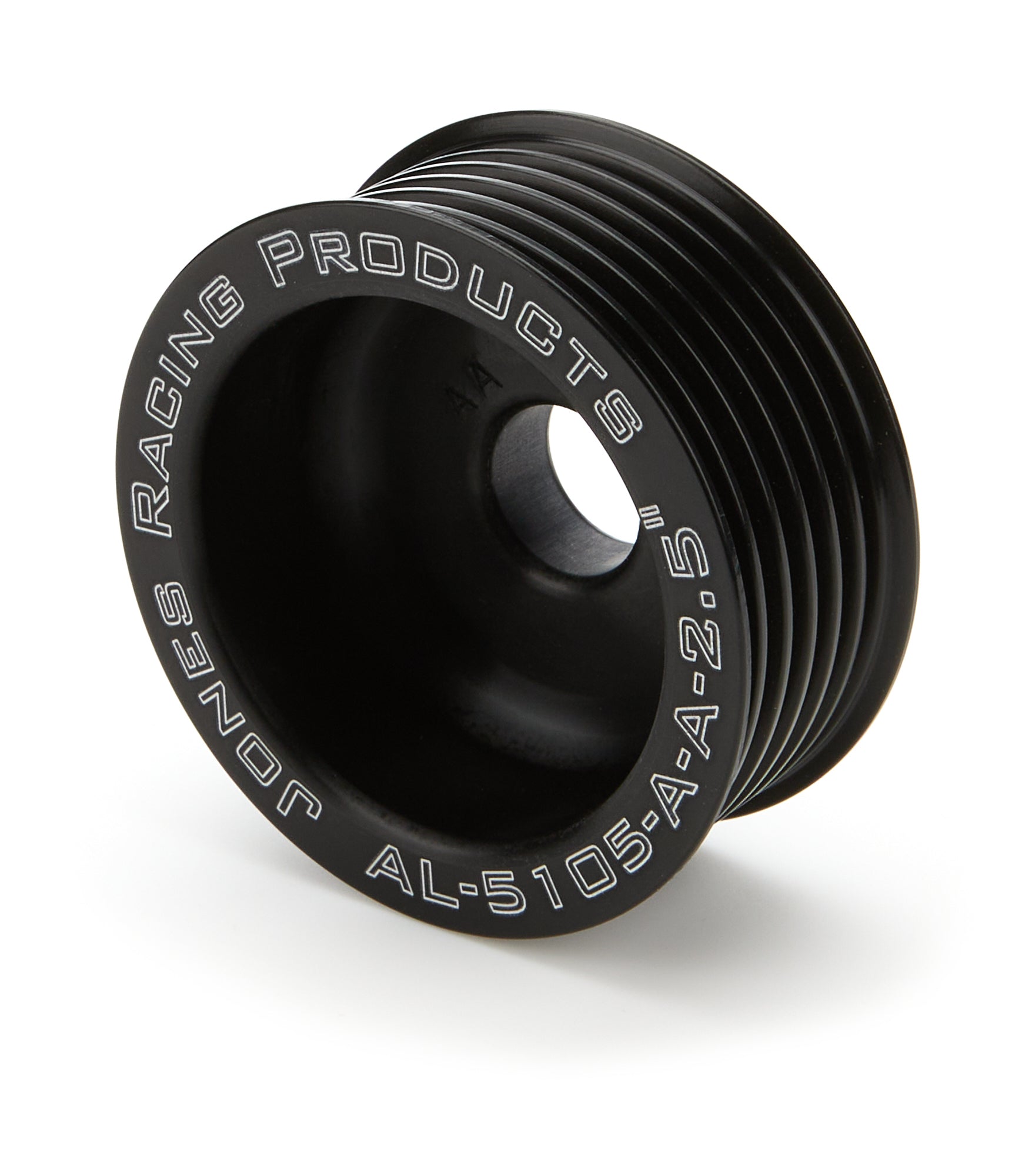 Jones Racing Products 6-Rib Serpentine Alternator Pulley - 2.5 in Diameter - Black