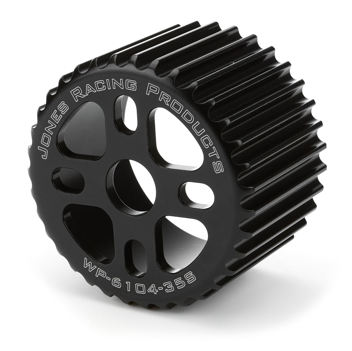 Jones Racing Products HTD Water Pump Pulley - 2-1/4 in Wide - 35 Tooth - Black