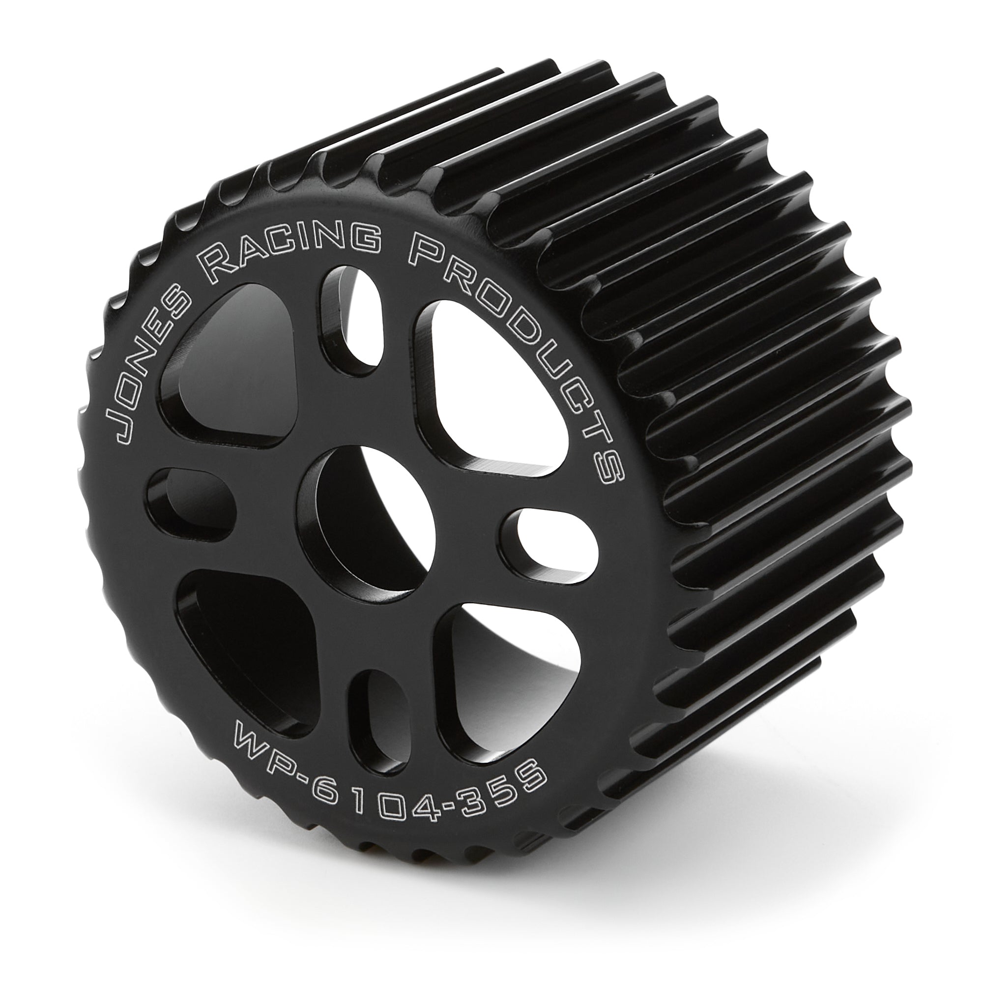 Jones Racing Products HTD Water Pump Pulley - 2-1/4 in Wide - 35 Tooth - Black
