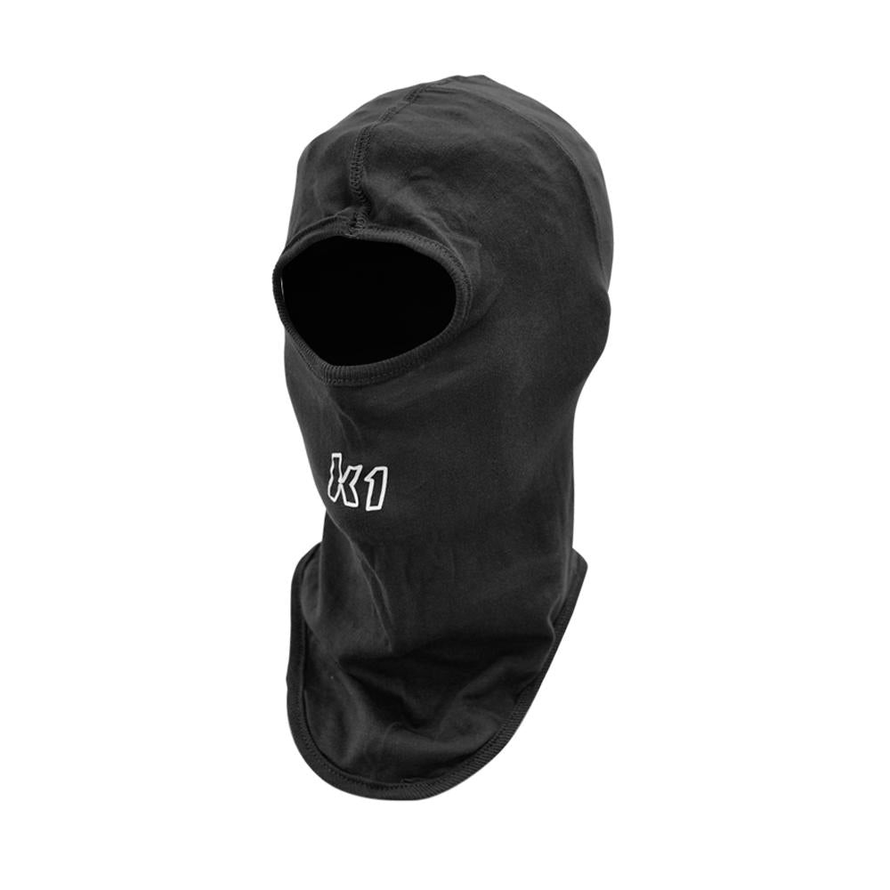 K1 RaceGear Single Eyeport Cotton Karting Balaclava - Black