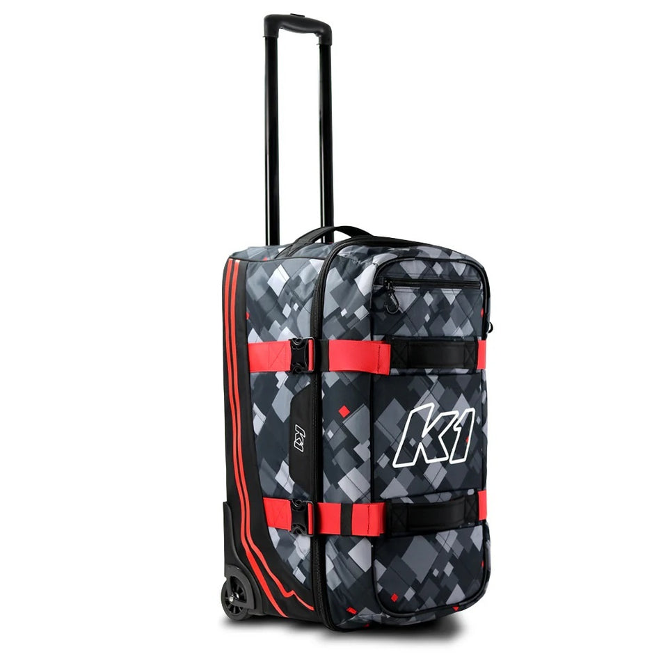 K1 RaceGear Atlas Roller Gear Bag - Black / Gray / Red / White