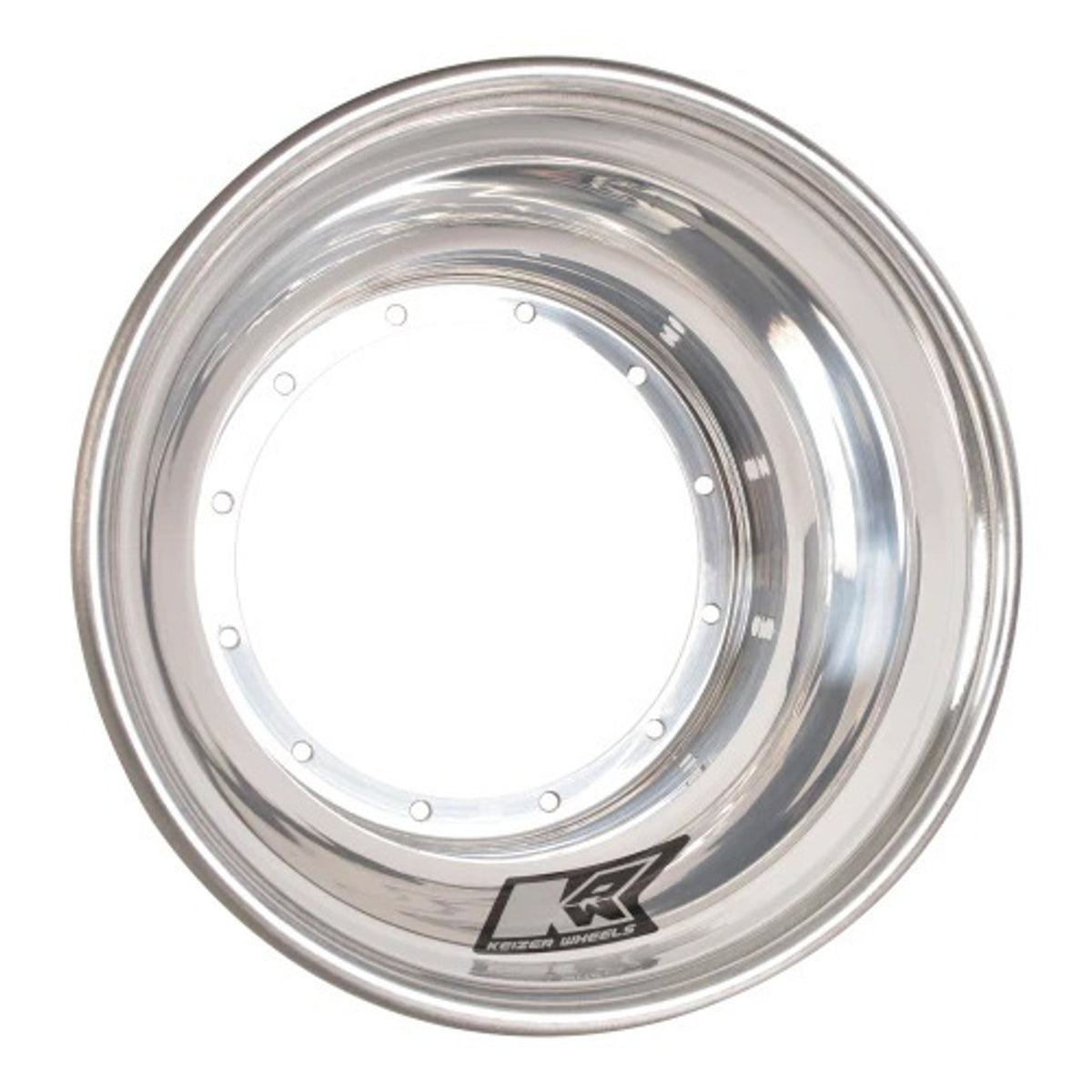 Keizer Aluminum Inner / Outer Wheel Shell - 10 x 5 in - Polished