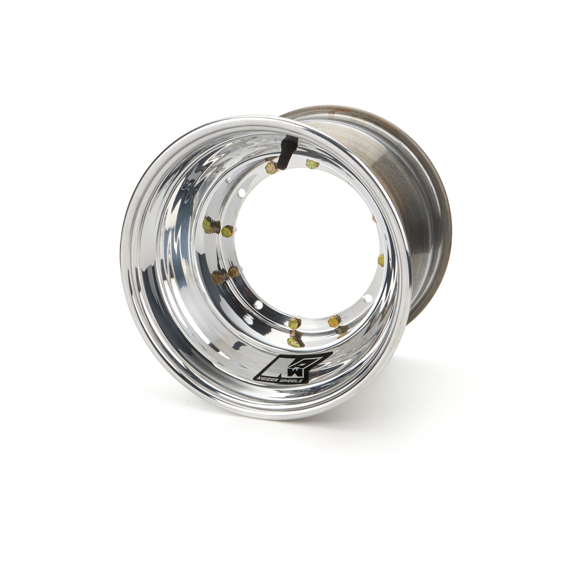 Keizer Aluminum Micro / Mini Sprint Direct Mount Wheel - 10 x 8 in - 3 in Backspace - Polished