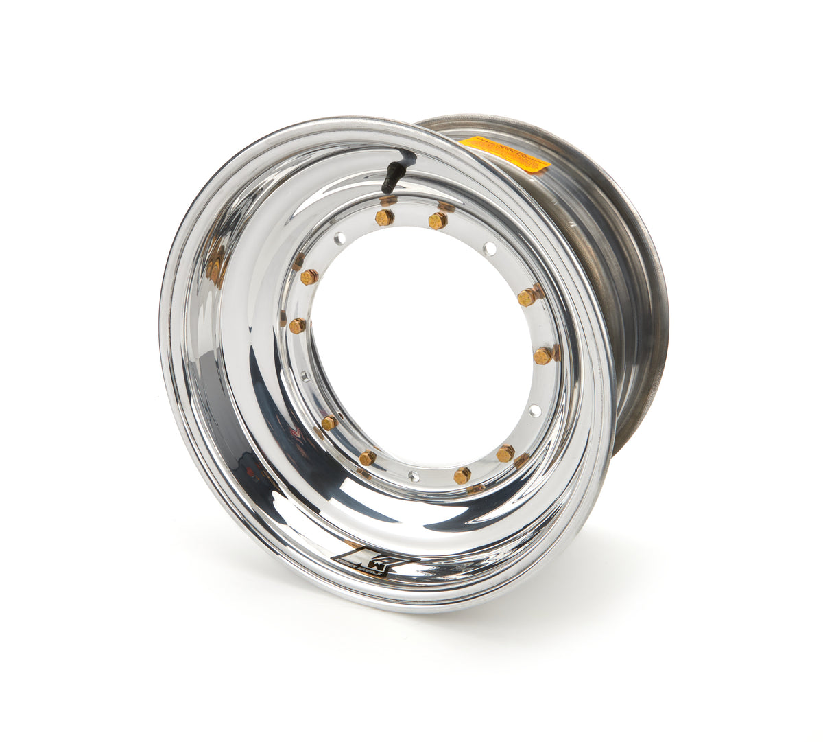 Keizer Aluminum Sprint Car Direct Mount Wheel - 15 x 9 in - 5 in Backspace - Polished