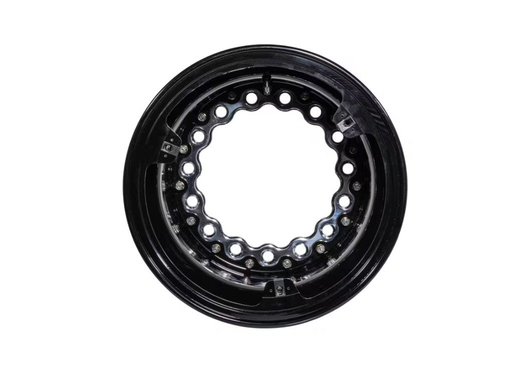 Keizer Aluminum Outer Wheel Shell - 15 x 9 in - Black W159PRB