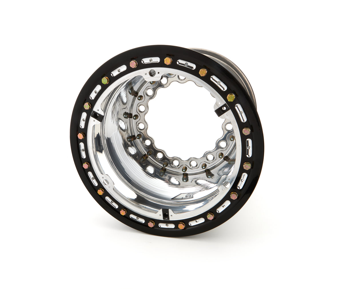 Keizer Modular Aluminum Wide 5 Beadlock Wheel - 15 x 14 in - 4 in Backspace - Polished