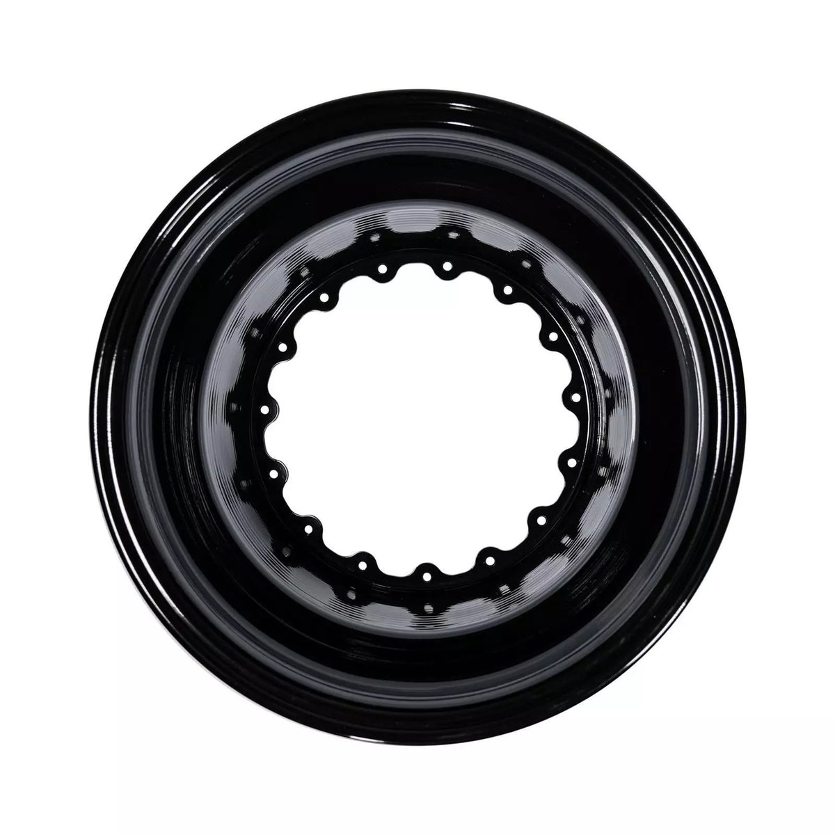 Keizer Aluminum Outer Wheel Shell - 15 x 9 in - Black W159B