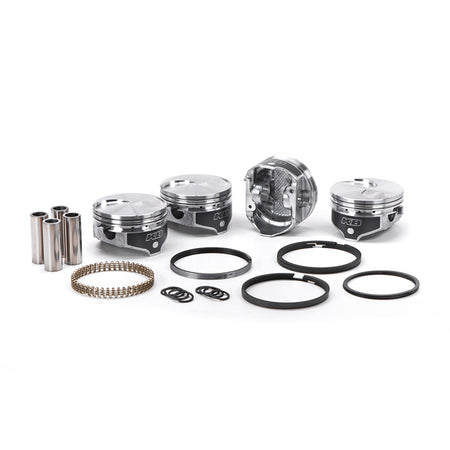 KB Performance Pistons Hypereutectic Flat TopPiston and Ring Set - 3.820 in Bore - 1/16 x 1/16 x 3/16 in Ring Grooves - Minus 4.5 cc - Ford 2300