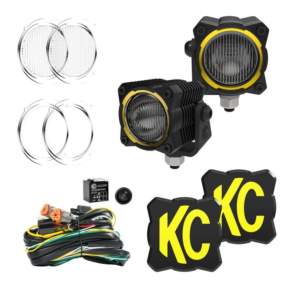 KC HiLiTES Flex Era 1 Spot (Pair)