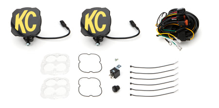 KC HiLiTES Flex Era 4 Covers Included Combo Beam - Kit
