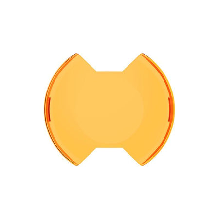 KC HiLiTES Slimlite Snap-On LED Light Cover - 6 in Diameter - Amber