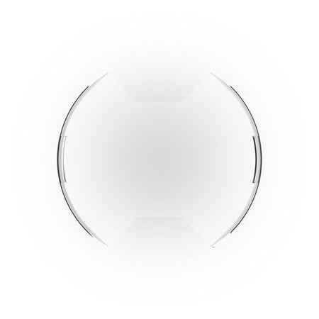 KC HiLiTES SlimLite 8 in Round Snap-On Light Cover - Clear