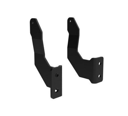 KC HiLiTES Bumper Mount Light Bracket Kit - Black - Ford Fullsize Truck 2017-24