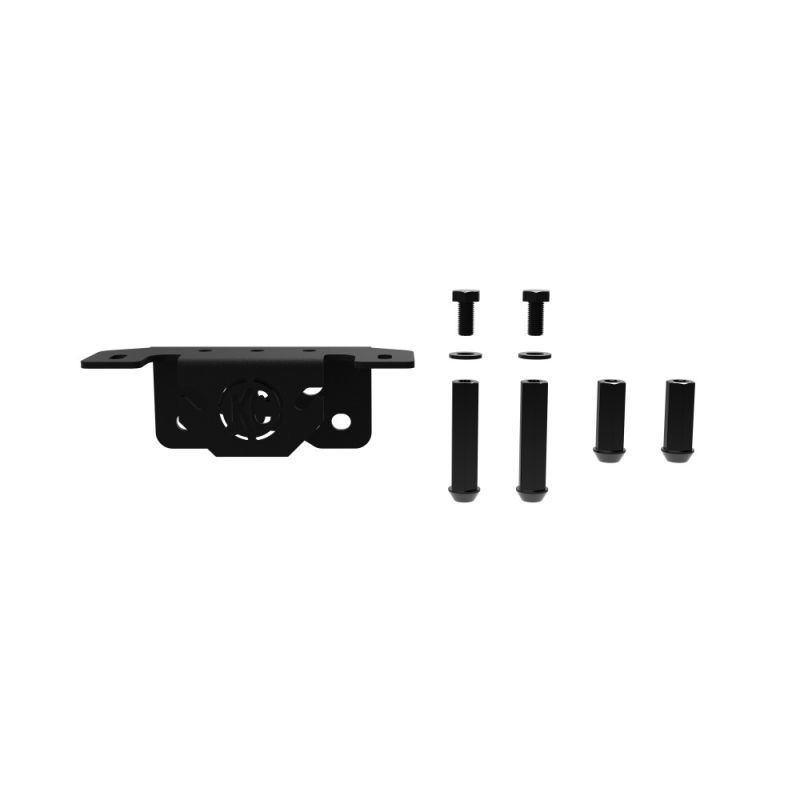 KC HiLiTES Spare Tire Mount Light Bracket Kit - Black - Pod Lights - Jeep Wrangler JL 2018-24