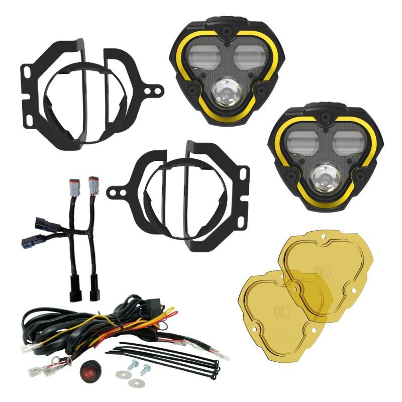 KC HiLiTES Flex Era 3 Sport Bumper Mount Combo - Jeep JL / JT