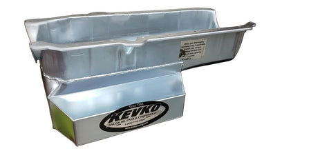 KEVCO 602 Crate Sportmod Oil Pan - Rear Sump - 7 Qt. - 7.25 in Deep - 1-Piece Seal - Small Block Chevy
