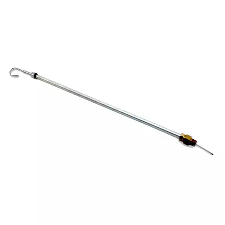 KEVKO Pan Mount Engine Oil Dipstick - 17 in Long - Chrome K128-NPT