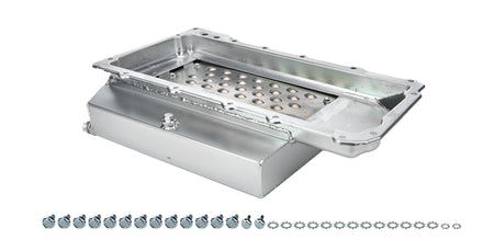KEVCO Circle Track Oil Pan - Rear Sump - 8 Qt. - 4 in Deep - GM LS-Series