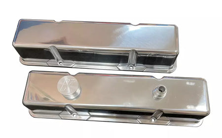 KEVKO Tall Valve Covers - Polished - Small Block Chevy (Pair)