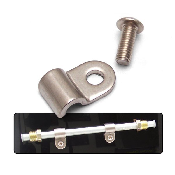 Keep It Clean Wiring Stainless Line Clamp - 1/2 in (Set of 12)