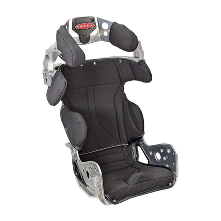 Kirkey 86 Series Full Containment Aluminum Seat Kit - 14 in Wide - 20 Degree Layback - Black Tweed Cover