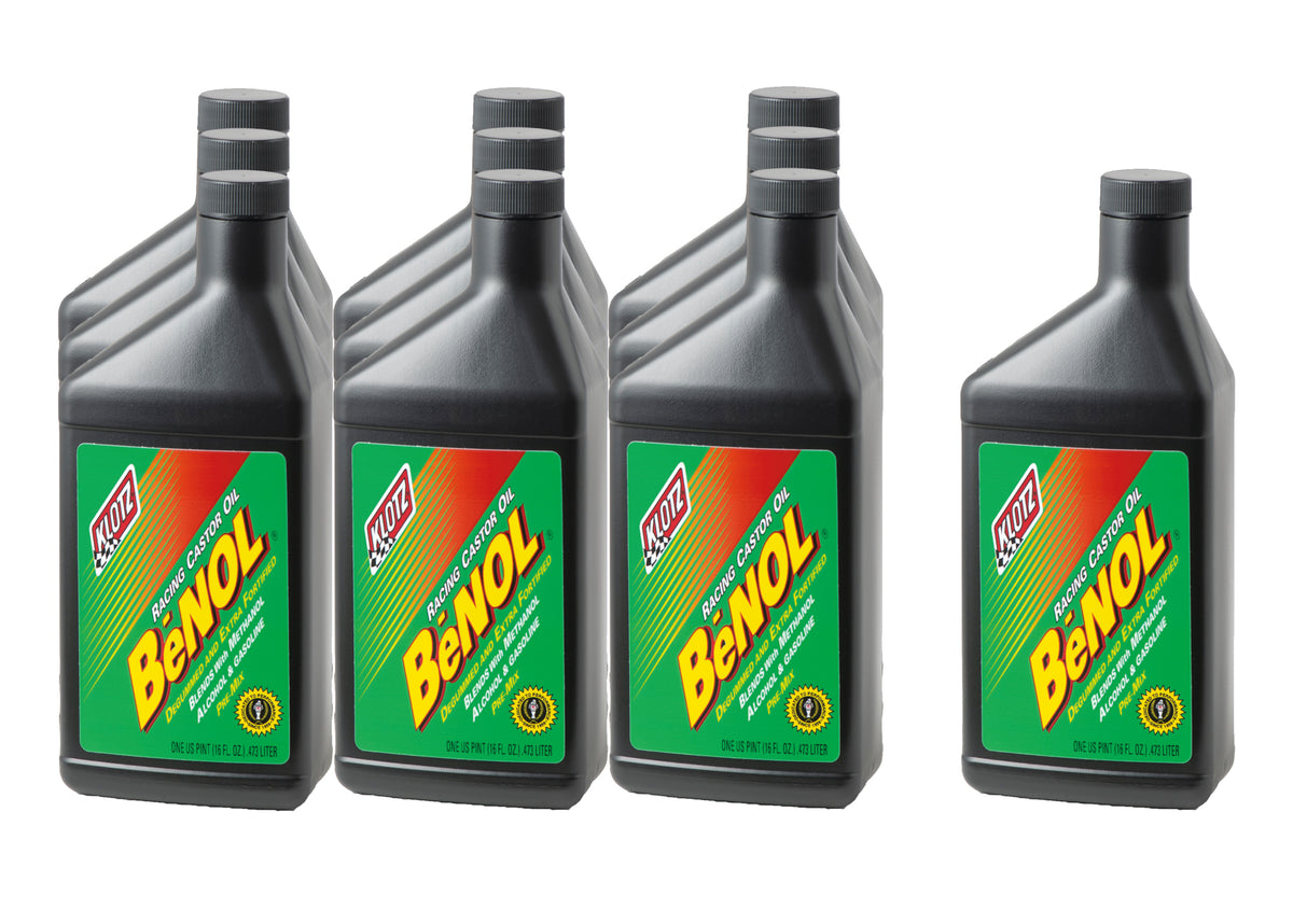 Klotz Benol Conventional 2 Stroke Oil - 1 pt - (Case of 10)