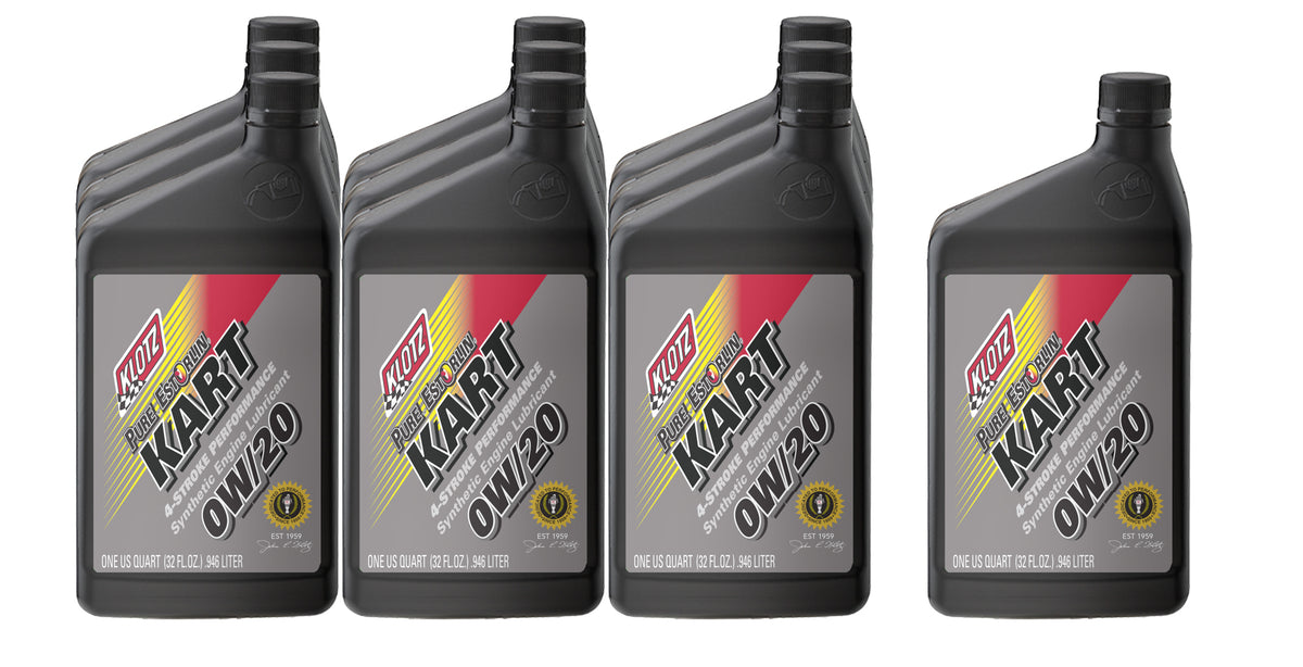 Klotz Pure Estorlin Kart 0W20 Synthetic Motor Oil - 1 Qt (Case of 10)