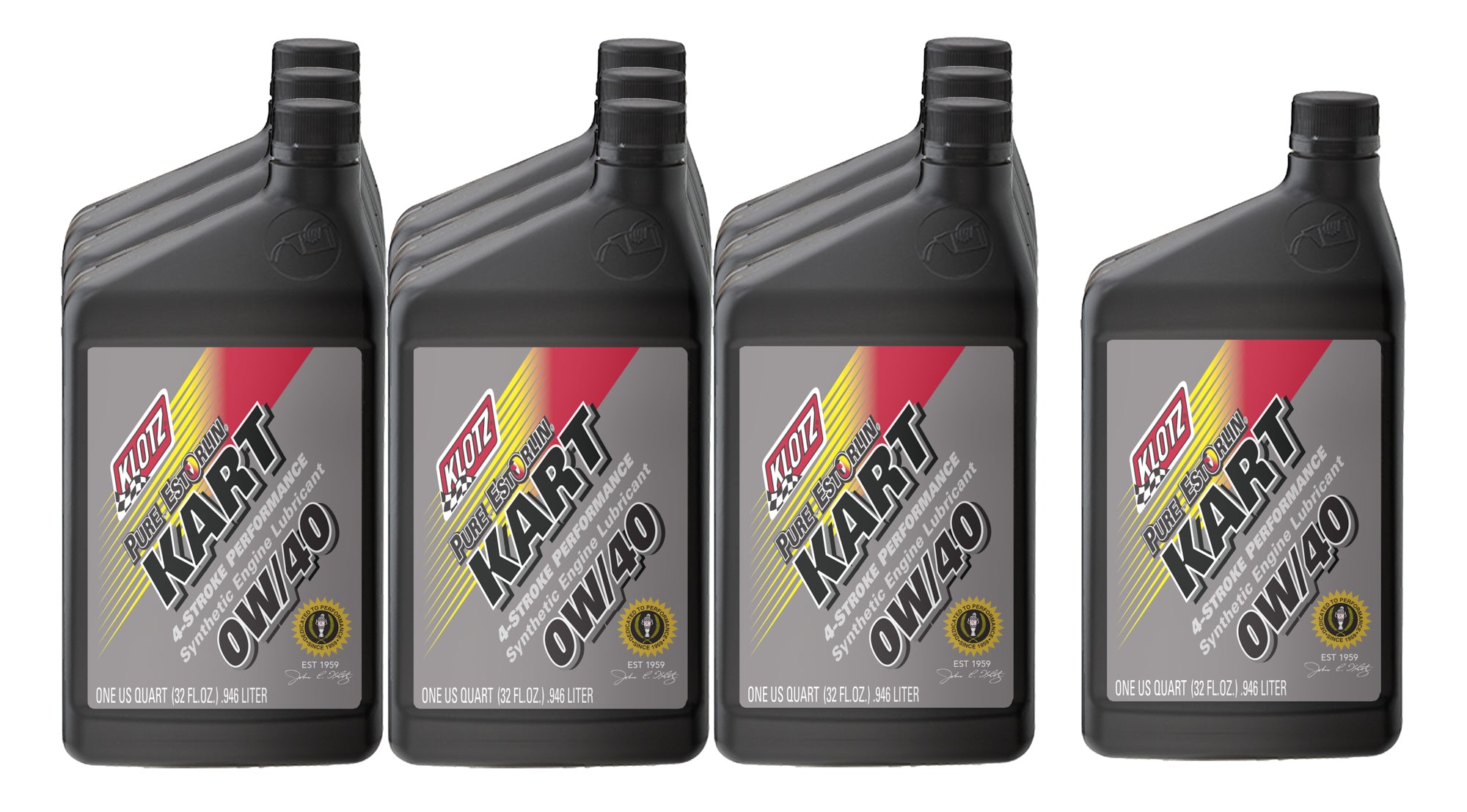 Klotz Pure Estorlin Kart 0W40 Synthetic Motor Oil - 1 Qt (Case of 10)