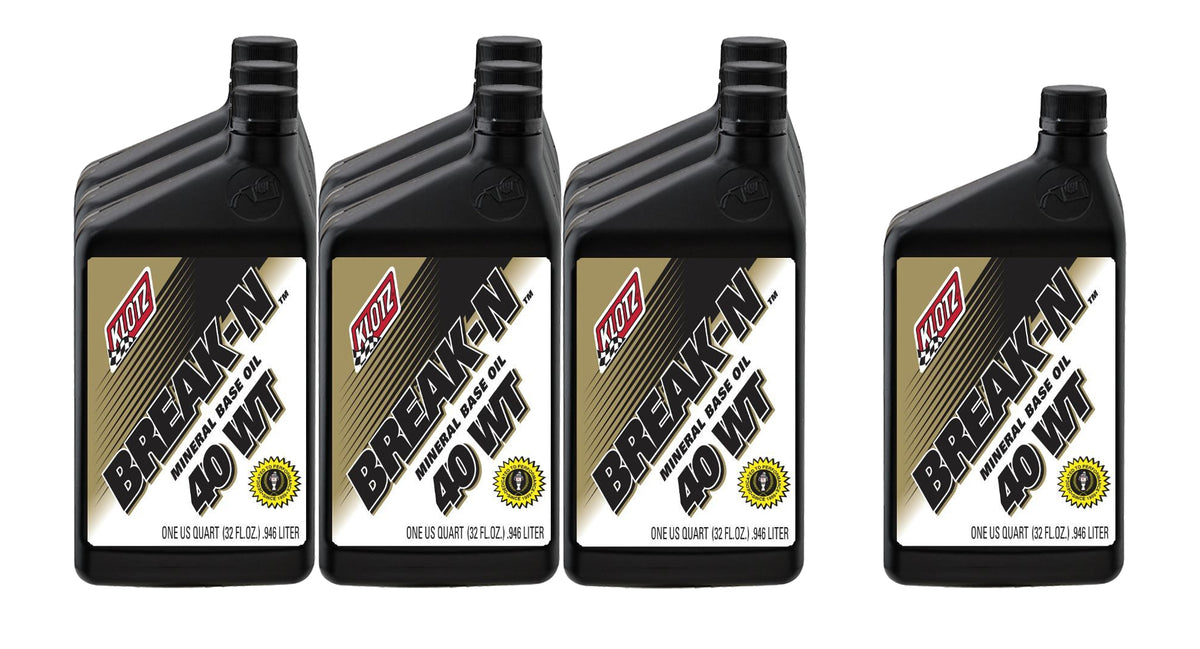 Klotz Break-In 40W Motor Oil - 1 Qt (Case of 10)